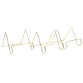 Miniatyrbillede 2 af 8: 3 stk. trådstativ i guld - simpelt, stilfuldt geometrisk design - rustfrit trådstativ til tallerkener
