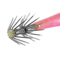 Miniatyrbilde 2 av 7: 5 stk 9,5 cm plast hard blekksprutfiske lokker med dobbel krok (rosa)