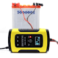 Miniatyrbild 1 av 8: Batteriladdare Laddningsstatus Display Puls Reparation Värmeavledning Kortslutningsskydd för Bil Motorcykel