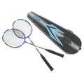 2 st badmintonracketar kolfiberlegering ultralätta sporttillbehör för träningstävlingar