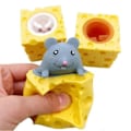 Miniatyrbild 1 av 5: Ostmus Dekompression Långsam Återhämtning Skämt Nyp Stress Relief Leksak