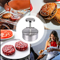 Miniatyrbilde 3 av 4: Justerbar Nonstick Burgerpresse i Rustfritt Stål