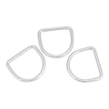 Miniatyrbilde 3 av 8: 3 stk rustfritt stål D-ring for vektbelte webbing klatring dykking tilbehør (L)