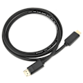 Miniatyrbild 3 av 8: Mindpure Adapterkabel DP till High‑Definition Multimedia Interface 4K Hane till Hane för Dator Laptop Monitor TV
