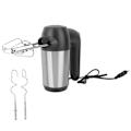 Miniatyrbillede 1 af 8: 450W elektrisk håndmixer 304 rustfrit stål 5 gear hastighed dej fyld mixer med piskeris til køkken EU stik 220V