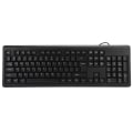 Miniatyrbilde 1 av 8: USB kablet tastatur 104 taster Silent Business Mute Keyboard PC Bærbar datamaskin T15