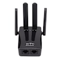 Miniatyrbild 7 av 8: 3 i 1 trådlös router AP Access WIFI Enhance Point 360° Full Signal Coverage 300Mbps WiFi Router för hem 100‑240VUS-kontakt