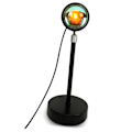 Miniatyrbild 3 av 8: Ambient Projektorlampa 16 Färger 180° Roterbar Fjärrkontroll RGB Projektionsljus för Sovrum