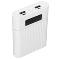 Miniatyrbild 3 av 8: M09B 4x18650 Batterilagringsbox Micro Typ C Ingångsport Bärbar DIY Power Bank Kit Vit