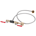 Miniatyrbilde 3 av 8: 36in Soda Slange Adapter Kit Dobbel Ventil med Soda Gold ASA G5/8-14 CO2 Sylinder Påfyllingsadapter