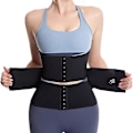 Miniatyrbillede 1 af 5: Plus Size 7 Stålben Neoprene Sauna Talje Træner til Kvinder Lynlås Gørdel Trimmer Bælte