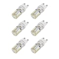 Pikkukuva 8 / 8: 6 kpl G9 58LED-lamppu 6W 220V Kattolamppu Silikoniseinälamppu Eteiseen Lämmin valo