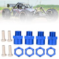 Pikkukuva 5 / 8: RC-auto 12mm - 17mm pyörän kuusikulmiomuunninsovitin lisävarusteet Sakura D4 HSP 94123 1/10 autolle Sininen