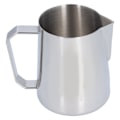 Miniatyrbilde 5 av 8: Melkeskummer i rustfritt stål 600 ml, dampet melkeskummer for melkeskummer Latte Art (600 ml (med logo))