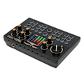 Miniatyrbild 8 av 8: Mini ljudmixerbord intelligent brusreducering Bluetooth trådlöst live ljudkort röstväxlare för live streaming svart
