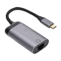 Miniatyrbillede 3 af 8: Multifunktionel 3i1 Type C-adapter Type C Han til RJ45/PD/USB A Hun-adapter