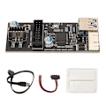 Pikkukuva 1 / 8: USB3.2 Gen1 - 19PIN tyyppi E -sovitinkortti 5 Gbps USB3.0 - 19PIN laajennuskortti Win 7 8 10 11 -käyttöjärjestelmälle Linuxille