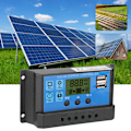 Pikkukuva 6 / 8: 12V 24V älykäs aurinkokennojen lataussäädin PWM Auto Solar Cell Panel Regulator lisävaruste 10A