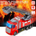 Miniatyrbild 2 av 6: Fjärrkontroll Brandbil Leksak Hög Simulering Brandbil Billeksak för småbarn Barn Pojkar