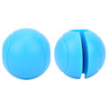 Miniatyrbilde 1 av 8: 2 stk Hantelgrep Runde Tykke Silikon Hantel Adapter Baller Hantelgrep Hånd Wrap BallBlå