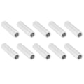 Miniatyrbillede 6 af 8: 10 stk runde afstandsholdere i aluminiumlegering, gevindløse afstandsholdere, 6 mm udvendig diameter, 20 mm lange