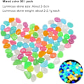 Miniatyrbillede 2 af 4: Luminous Glow Stones 90 stk. Dekorative Sten til Akvarier, Haver, Gangstier, Pools og Badeværelser