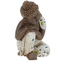 Miniatyrbillede 1 af 8: Zen-statue i harpiksmateriale - nem at rengøre - afslappende - vandtæt - sovende Buddha-dekorationer til hjemmet