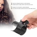 Miniatyrbillede 6 af 8: 12 stk Hot Roller Clip Hårkrøller Claw Clips Erstatningsværktøj til hårstyling til kvinder piger Sort
