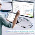 Miniatyrbillede 3 af 6: USB C til DisplayPort-adapter 4K 60Hz skridsikkert design Plug and Play USB C til Mini DP-adapter til tablet VR-øretelefon