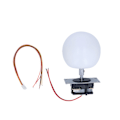 Miniatyrbillede 1 af 8: Arcade Joystick Farverigt Lys 5P Interface Joystick Skaft med 5P Kabel til Spil Forlystelsesmaskine Cool Running
