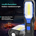 Miniatyrbillede 4 af 5: LED Inspektionslampe, Bærbar Foldbar USB Genopladelig Arbejdslampe med Magnetisk Base til Autoreparation