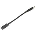 Miniatyrbillede 4 af 8: USB Type C hun til 5.5x2.1mm han adapterkabel Dobbelt PD E MARK Chip Bærbart 100W USB Type C adapterkabel