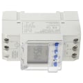 Miniatyrbillede 5 af 7: Digital Analog Timer Switch DIN Rail Storskærm Display Programmerbar 85‑265V 16A-Hvid-1 stk.
