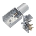 Pikkukuva 3 / 4: 6V/12V/24V Reduktori Sähkömoottori 2 Rpm - 375 Rpm Suuri Vääntömomentti Moottori JGY370-12V-90 Zekai