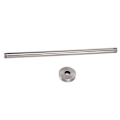 Miniatyrbilde 3 av 8: NPT 20mm Dusjhode Forlengelsesarmar Takmontert SUS304 Rustfritt Stål Baderom Dusj Tilbehør 40,6cm / 16in Børstet