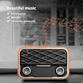 Miniatyrbillede 5 af 5: Bærbar Bluetooth Retro Radio med FM/Aux, Antenne Backup, Clear Sound og Android Tablet-kompatibilitet