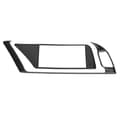 Kolfiber Bil Interiör GPS Navigator Panel Ram Skydd Trim för Audi B8 A4 A5 S4 S5