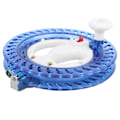 Miniatyrbillede 6 af 8: ABS Multifunktion Havfiskehjul Håndtrådsvikling Flue Line Fiskehjul Tilbehør Blå