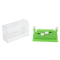 Miniatyrbillede 5 af 8: Multifunktionel nåletråder Dobbelt hul design 2.6x4.4x7.2cm/1.0x1.7x2.8in Plastik broderinåltråder Grøn