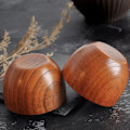 Miniatyrbillede 3 af 5: 4 x Mini Trækop Håndlavet Kaffe Te Øl Juice Mælk Krus 75ml