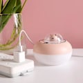 Miniatyrbilde 4 av 5: 2-pakks Husholdningsluftfukter med nattlys, kald tåke, automatisk avstenging, hviskende stille luftfukter