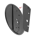 Miniatyrbilde 4 av 5: Vertikalt stativ spillkonsollbase for / Slim hvit