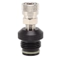 Miniatyrbillede 1 af 8: CO2 Tank Hun Adapter Lækagesikker Rustfrit Stål Aluminiumlegering 8mm G1/2 14 Slange Hurtigkobling Hun Fitting
