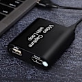 Miniatyrbild 8 av 8: HDMI-inspelningskort med loop out USB 2.0 Collector Streaming Realtime Live Video Recording (svart)