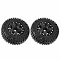 Miniatyrbilde 4 av 8: 2 stk. RC-hjul i metall, reservedeler for fjernstyrte biler for Axial SCX24 90081Black