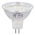 Miniatyrbild 2 av 8: 5W COB LED-lampa Glas MR16-lampa Dimbar Spot-lampa för sovrum Vardagsrum 220VVarmt vitt ljus 3000K