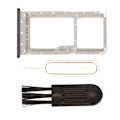 Miniatyrbillede 1 af 8: SIM-kortbakke Plast Velmonteret lagerkortholder til Xiaomi Redmi Note 6 Pro Smartphone Sort