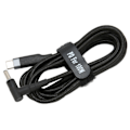 Miniatyrbillede 3 af 8: JORINDO USB C til DC-stik 100W Hurtigopladning Bærbar Praktisk Holdbar Blød Slidfast Laptop Strømledning til hjemmekontor0,5 M