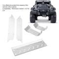 Miniatyrbild 8 av 8: 5 st rostfritt stål chassi skyddsplatta Board Protector Passar för TRAXXAS X-MAXX 1/10 RC bil