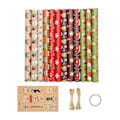 Miniatyrbild 1 av 5: 12-pack presentpapper, för julgranspresentpapper
